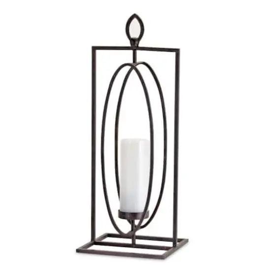 24" Iron Candle Holder Set {1}