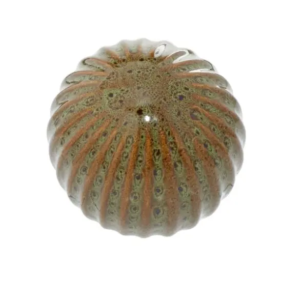 4" Multicolor Ribbed Ceramic Vase Filler Orb Set {5}