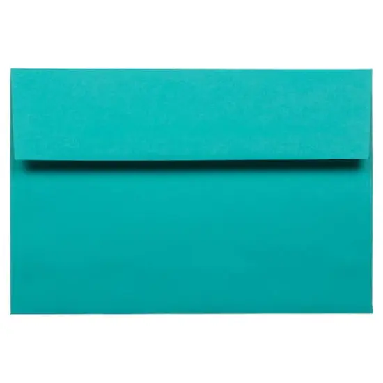 JAM Paper A8 Colored Invitation Envelopes, 50ct. Sea Blue {1}