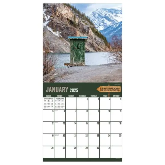 TF Publishing 2025 Outhouses Wall Calendar {4}