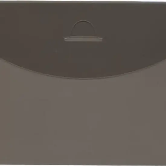 JAM Paper 5.5" x 7.38" Smokey Gray Plastic Tuck Flap Booklet Envelopes, 24ct. {3}