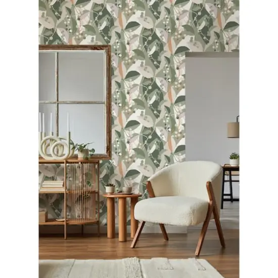 RoomMates Adelaide Peel & Stick Wallpaper Green {4}