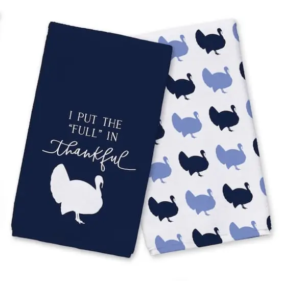 "Full" In Thankful Tea Towel Set {1}