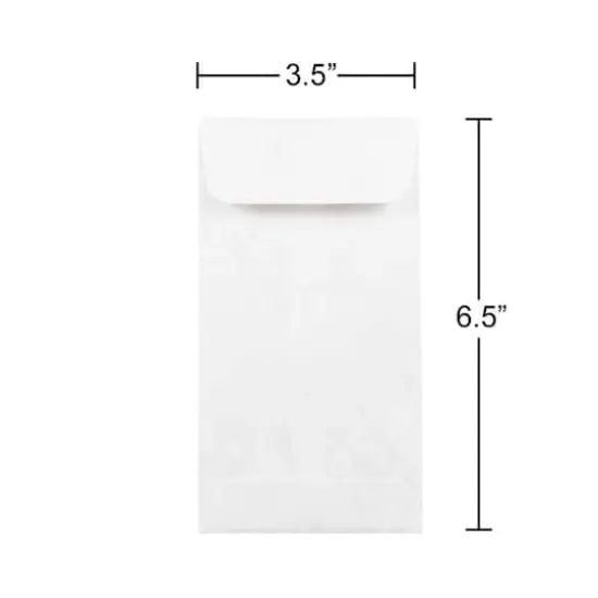 JAM Paper 3.5" x 6.5" White Tyvek Envelopes, 25ct. {5}