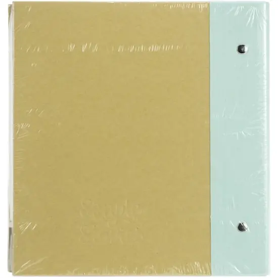 Simple Stories Sn@p!&trade; Binder, 6" x 8" Robin's Egg {5}