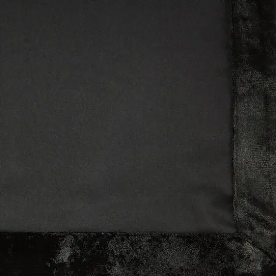 DII&reg; Velvet Trimmed Oversized Napkin, 4ct. Black {8}