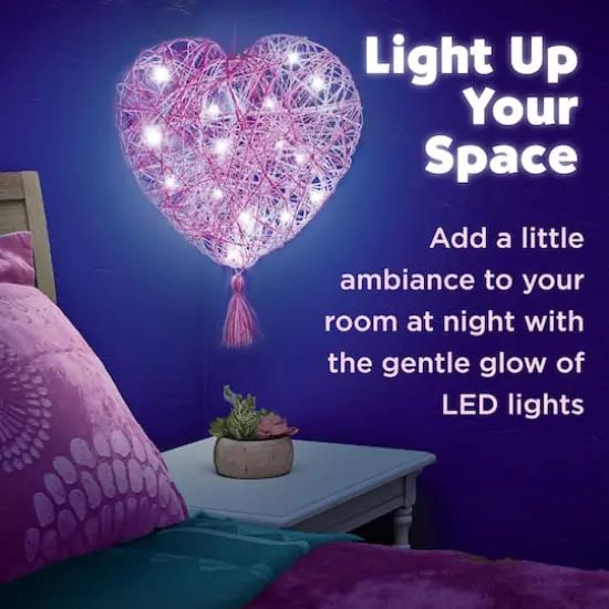 Creativity for Kids&reg; String Art Heart Light {7}