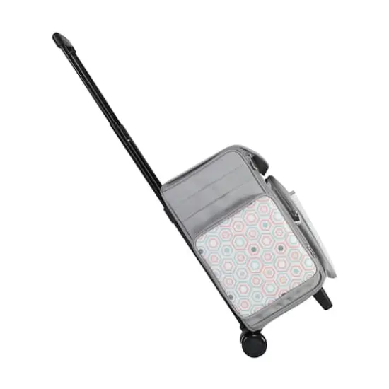 Everything Mary Gray Hexagon Rolling Scrapbook Storage Tote {2}