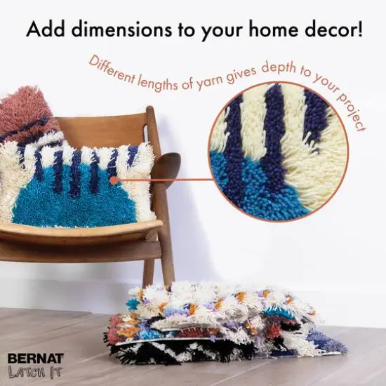 Bernat&reg; Latch It&trade; Cosmic Collision Boho Yarn Kit {10}