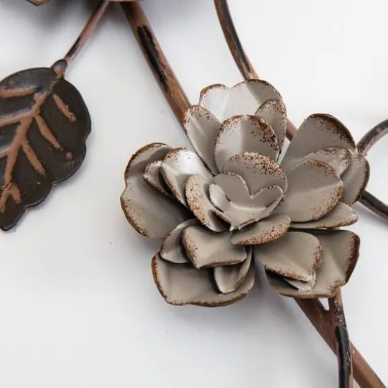 Habitat Decor 32" Astera Floral Metal Wall Art {6}