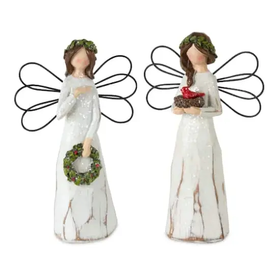 7" Christmas Angel Figurine Set {1}