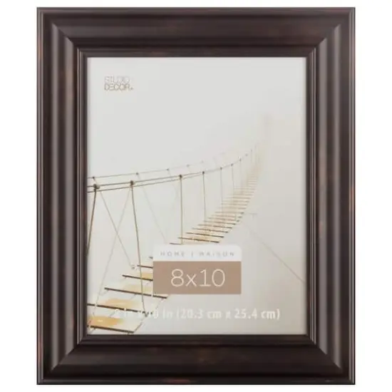 Home 8" x 10" Black & Brown Rubbed Frame by Studio D&eacute;cor&reg; {1}