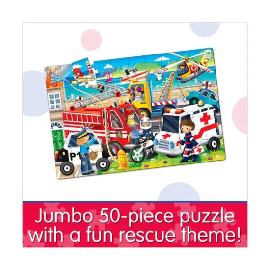 Jumbo Floor Puzzle - Emergency Rescue: 50 Pcs {5}