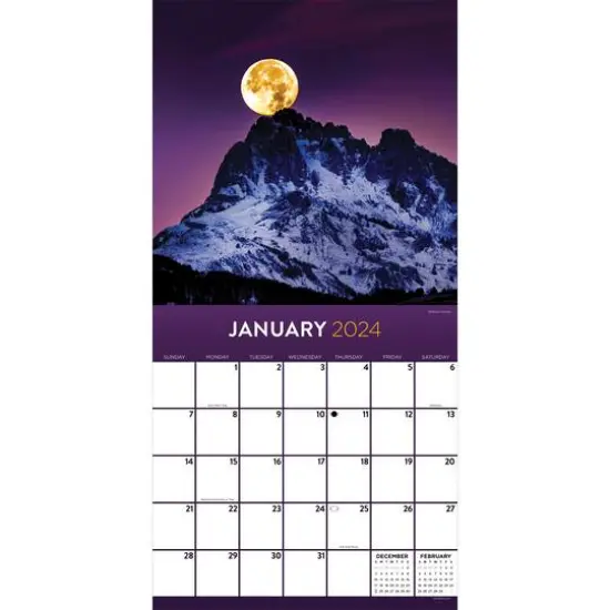 TF Publishing 2024 Moons Wall Calendar {4}