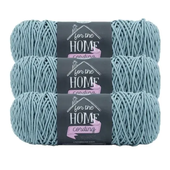 3 Pack Lion Brand&reg; For the Home Cording Yarn Seafoam {1}