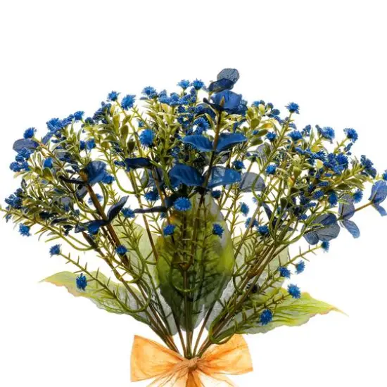 14" Mixed Berry & Eucalyptus Mix Deluxe Bush by Ashland&reg; Navy {3}