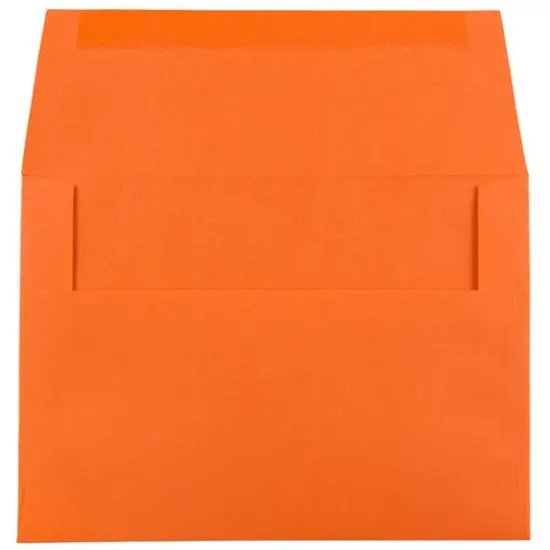 JAM Paper A6 Colored Invitation Envelopes, 50ct. Orange {4}