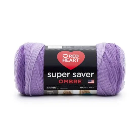 Red Heart&reg; Super Saver Ombre&trade; Yarn Violet {1}