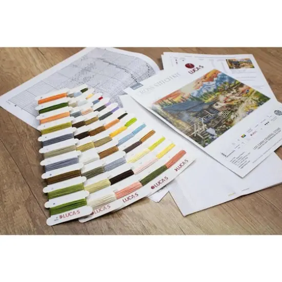 Luca-S Log Cabin Counted Cross Stitch Kit {6}