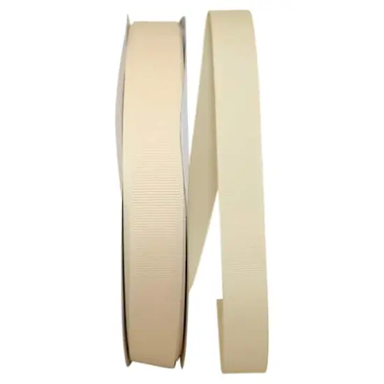 JAM Paper 7/8" Grosgrain Texture Ribbon Cream {1}