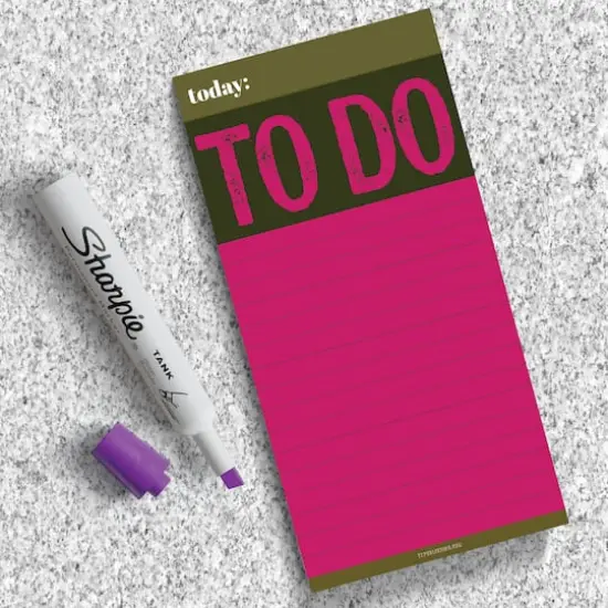 TF Publishing Pink Big To Do Memo Magnet Pad {5}