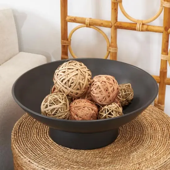 Light Brown Dried Plant Handmade Orbs & Vase Filler with Fishnet Bag Set {3}