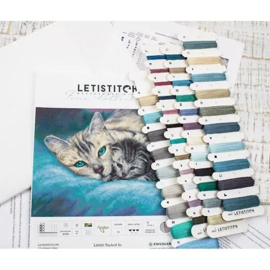 Letistitch Tucked In Counted Cross Stitch Kit {9}