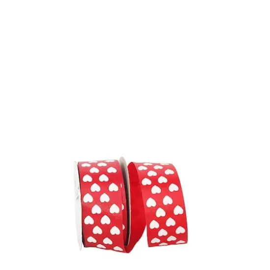 Reliant 1.375" x 25yd. Valentine's Hearts Ribbon {1}