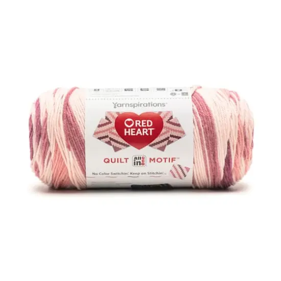 Red Heart&reg; All in One&trade; Quilt Motif Yarn Authentic {1}