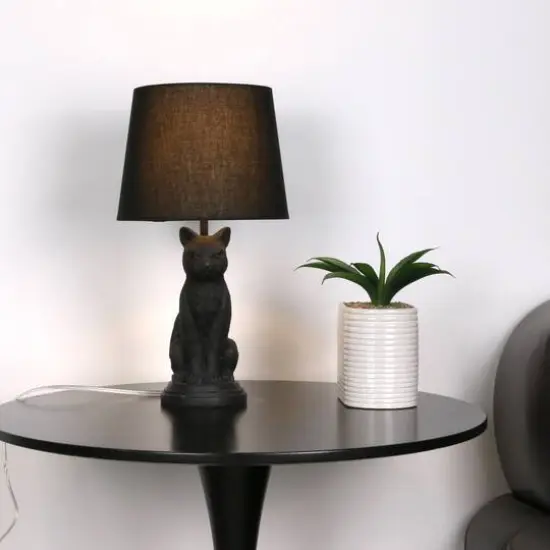 18" Black Cat Tabletop Lamp buy Ashland&reg; {5}