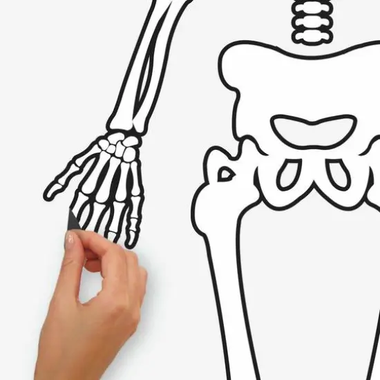 RoomMates Glow In The Dark Skeleton Peel & Stick Giant Decals {7}