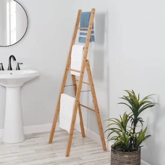 Honey Can Do Bamboo Clothes Drying Ladder Rack {15}