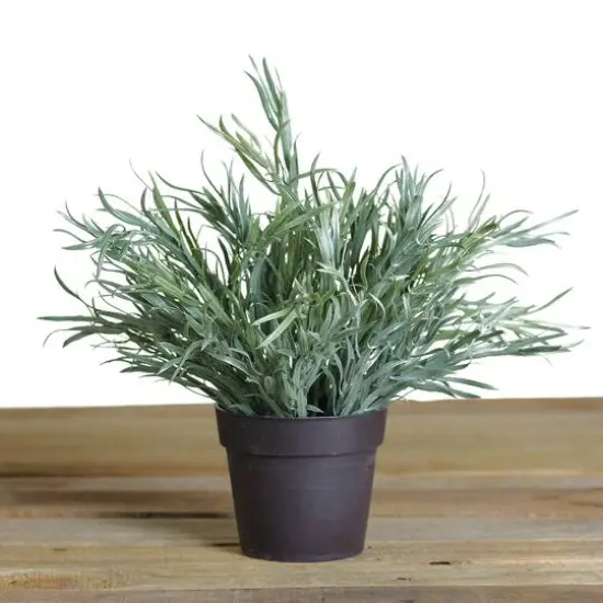 11" Potted Spring Foliage {3}