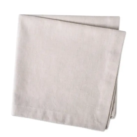 DII&reg; Solid Chambray Oversized Napkin, 6ct. Natural {6}