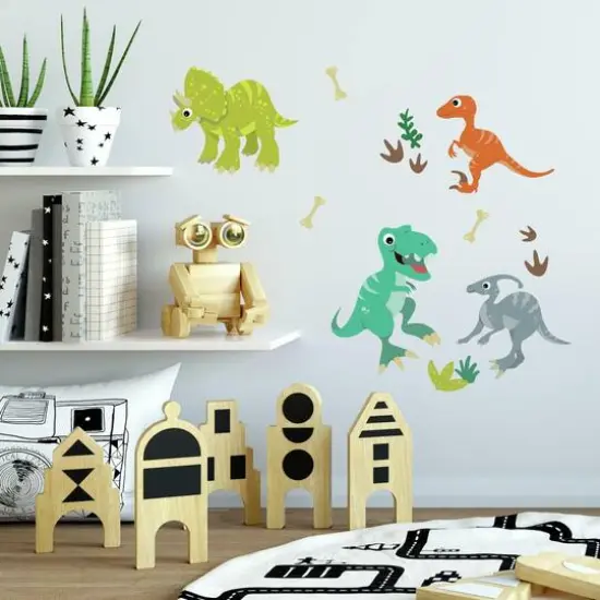 RoomMates Friendly Dinosaur Peel & Stick Wall Decals {3}