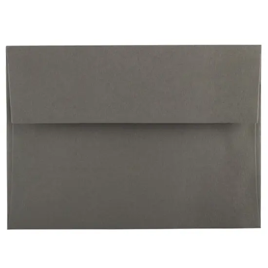 JAM Paper A7 Premium Invitation Envelopes, 50ct. Dark Gray {1}