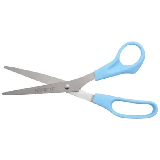 Westcott&reg; 8" Assorted Straight All Purpose Value Scissors, 3ct. {4}