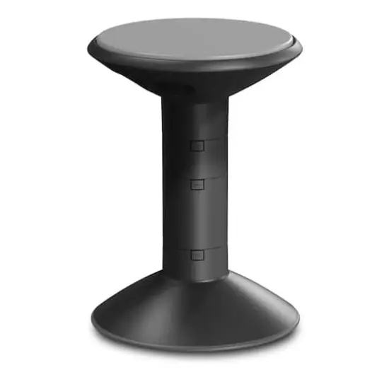 Storex Adjustable Wiggle Stool, Black {1}