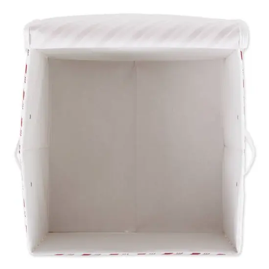 DII&reg; Holiday Candy Stripe Print Large Ornament Storage {3}
