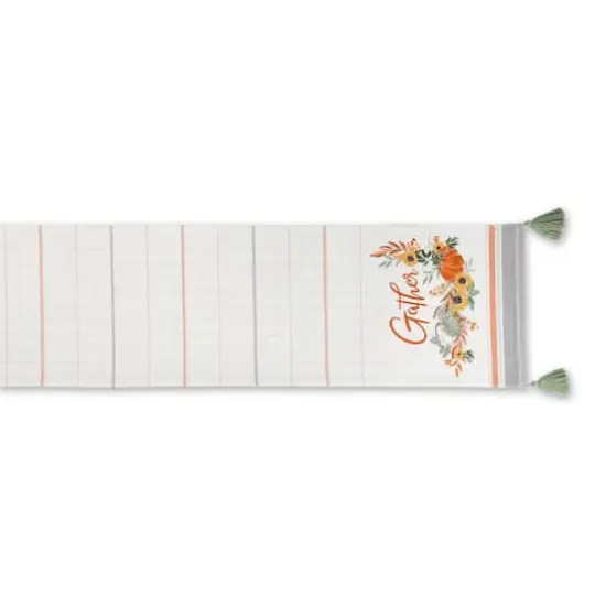 DII&reg; 72" Gather Fall Squash Reversible Table Runner {5}