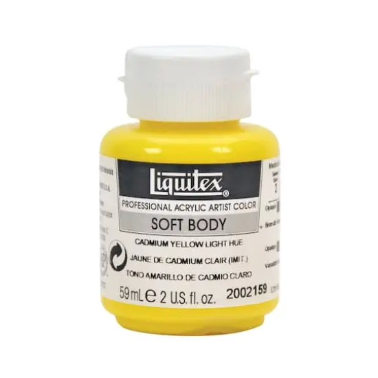 Liquitex&reg; Professional Soft Body Acrylic Jar, 2oz. Cadmium Yellow Light Hue {1}