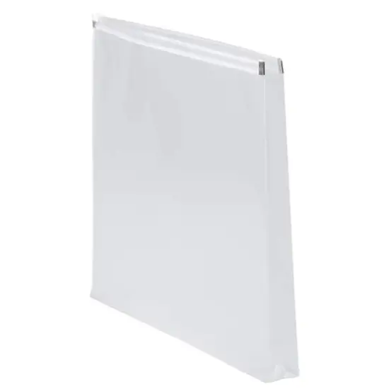 JAM Paper 9.75" x 13" Zip Closure Letter Booklet Plastic Envelopes, 12ct. Clear {5}