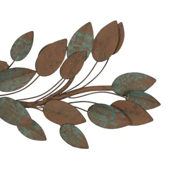 Blue Metal Traditional Tree Branch Wall Decoration {3}