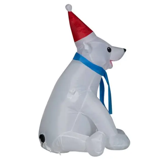 3.5ft. Airblown&reg; Inflatable Christmas Polar Bear {3}