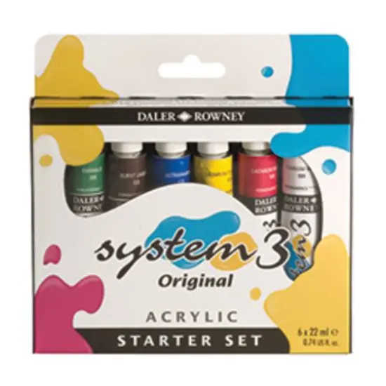 Daler-Rowney&reg; System 3 Original Acrylic Starter Set {1}