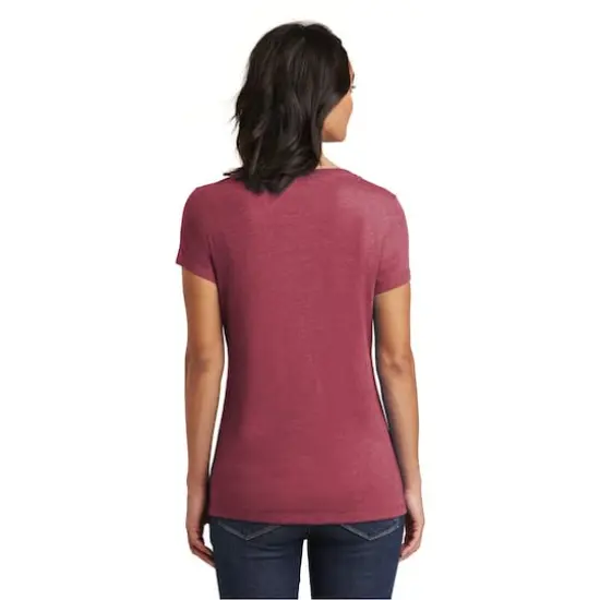 District&reg; Very Important Tee&reg; Heathered Women's V-Neck T-Shirt Heathered Cardinal {6}