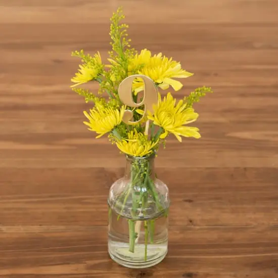 1-12 Gold Table Numbers by Celebrate It&trade; {5}