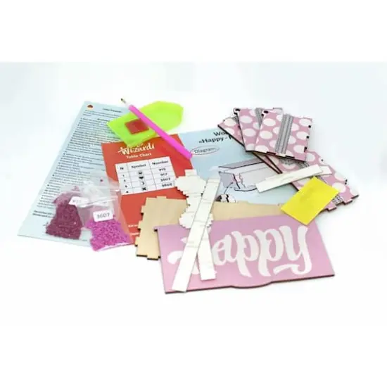 Wizardi Diamond Painting Kit Happy Emerald {3}