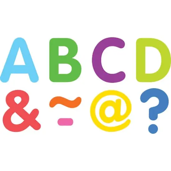 Teacher Created Resources Colorful Classic 2" Magnetic Letters, 261 Pieces {3}