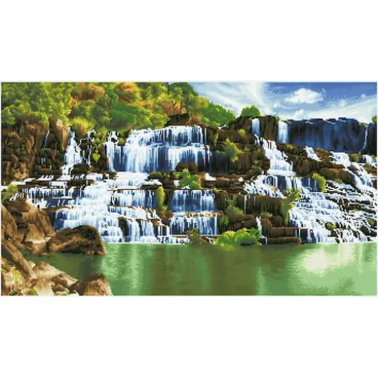 Diamond Dotz® Advanced Pongour Waterfall Diamond Painting Kit {3}